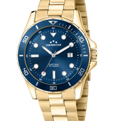 CHRONOSTAR CAPTAIN R3753291005 Ανδρικό Ρολόι Quartz Ακριβείας