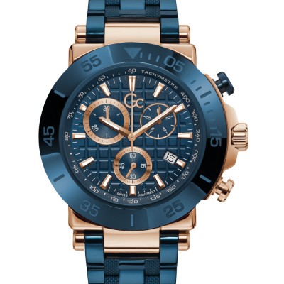 GC One Y70001G7MF Ανδρικό Ρολόι Quartz Χρονογράφος Ακριβείας