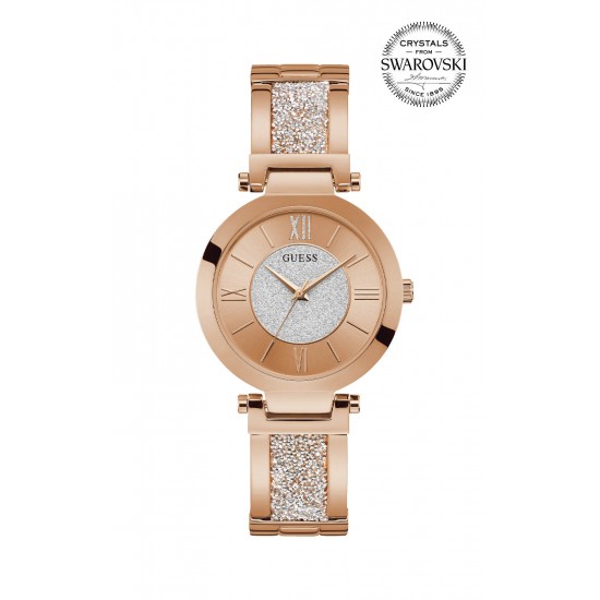GUESS AURORA W1288L3 Γυναικείο Ρολόι Quartz Ακριβείας