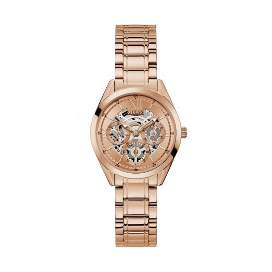 GUESS CLEAR CUT GW0253L3 Γυναικείο Ρολόι Quartz Multi-Function