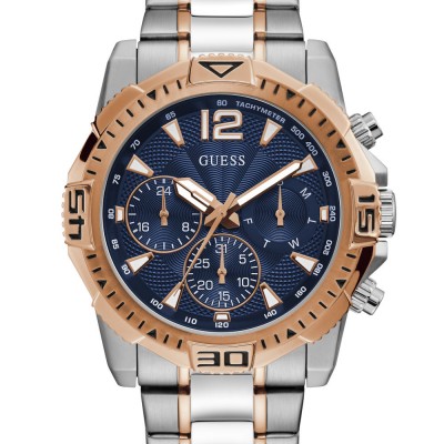 GUESS COMMANDER GW0056G5 Ανδρικό Ρολόι Quartz Χρονογράφος Ακριβείας