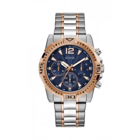 GUESS COMMANDER GW0056G5 Ανδρικό Ρολόι Quartz Χρονογράφος Ακριβείας