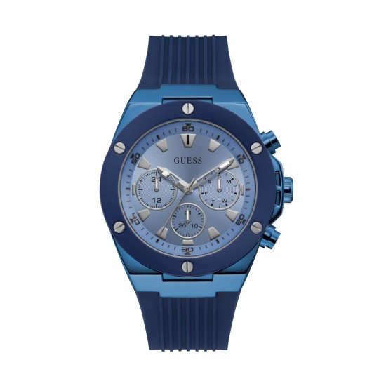 GUESS POSEIDON GW0057G3 Ανδρικό Ρολόι Quartz Χρονογράφος Ακριβείας