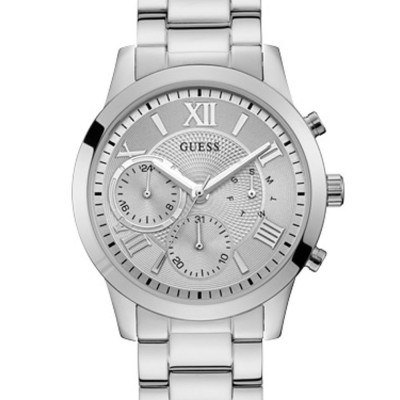 GUESS SOLAR W1070L1 Γυναικείο Ρολόι Quartz Χρονογράφος Ακριβείας