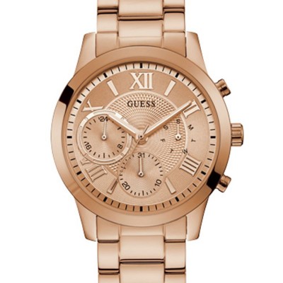 GUESS SOLAR W1070L3 Γυναικείο Ρολόι Quartz Χρονογράφος Ακριβείας