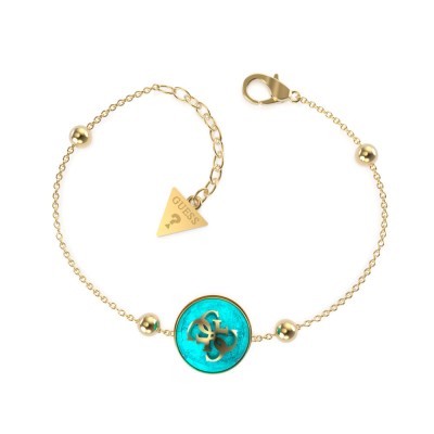 GUESS STEEL 4G LOGO BOULE JUBB01395JWYGTQS Χρυσό Βραχιόλι Με 4G