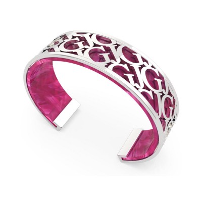 GUESS STEEL ALL ABOUT LOGO UBB70102-S Δίχρωμο Βραχιόλι Χειροπέδα