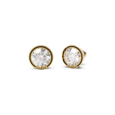 GUESS STEEL DAKTARI JUBE01361JWYGBKT/U Χρυσά Σκουλαρίκια Με Πέτρα
