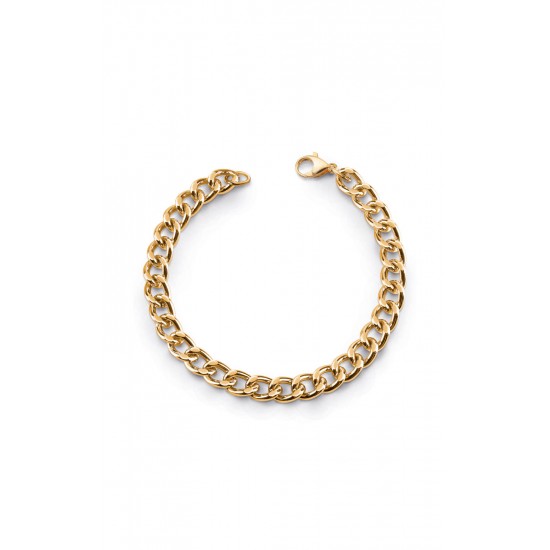 GUESS STEEL ENCHAINTED JUBB01377JWYGS Χρυσό Βραχιόλι Αλυσίδα