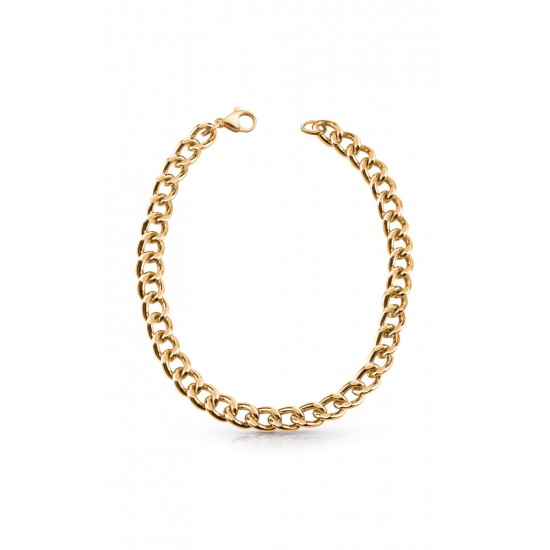 GUESS STEEL ENCHAINTED JUBN01371JWYGT/U Χρυσό Κολιέ Αλυσίδα