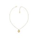 GUESS STEEL FINE HEART JUBN01420JWYGT/U Χρυσό Κολιέ Με Καρδιά