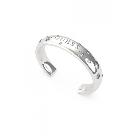 GUESS STEEL FUN TONIGHT UBB70008-S Ασημένιο Βραχιόλι Χειροπέδα