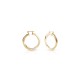 GUESS STEEL HOOPS DONT LIE JUBE01484JWYGT/U Χρυσά Σκουλαρίκια Κρίκοι