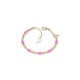 GUESS STEEL POP LINKS JUBB01415JWYGNPS Χρυσό Βραχιόλι Με Ροζ Κρίκους