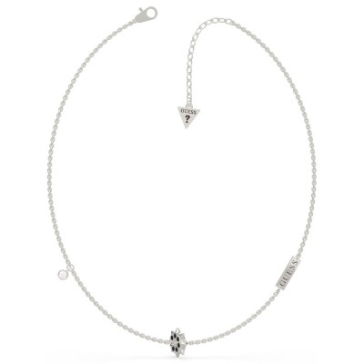 GUESS STEEL REBEL REBEL UBN79044 Ασημένιο Κολιέ Με Καρφάκια