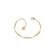 GUESS STEEL SUNBURST JUBB01407JWYGS Χρυσό Βραχιόλι Με Πέτρες
