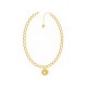 GUESS STEEL TALISMANIA JUBN01434JWYGT/U Χρυσό Κολιέ Με Καρδιά