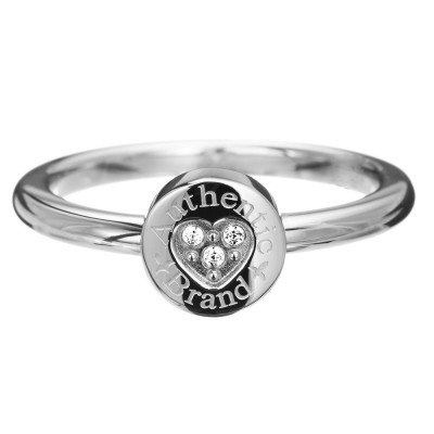 GUESS STEEL USR81004-No.54 Δαχτυλίδι Με Καρδιά