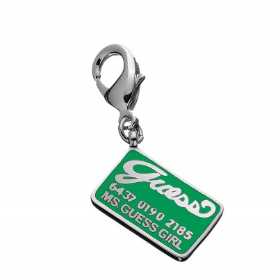 GUESS UBC90907 FAUX Ασημένιο Charm Πιστωτική Κάρτα