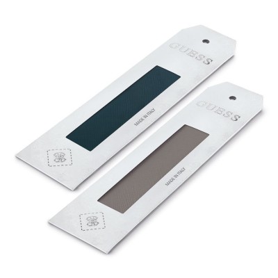 GUESS UBS84031 FAUX MY BANGLE  Πετρόλ & Γκρι Δέρμα