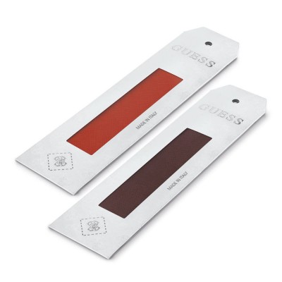 GUESS UBS84033 FAUX MY BANGLE Πορτοκαλί &amp; Καφέ Δέρμα