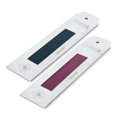 GUESS UBS84034 FAUX MY BANGLE Πετρόλ &amp; Μωβ Δέρμα