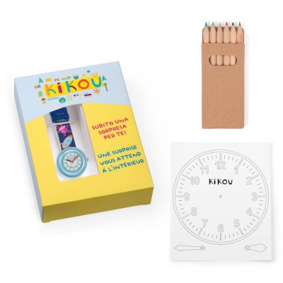 KIKOU PETITS EXPLORATEURS R4551103003 Παιδικό Ρολόι Quartz Ακριβείας