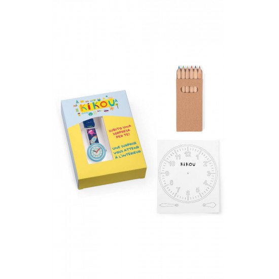 KIKOU PETITS EXPLORATEURS R4551103003 Παιδικό Ρολόι Quartz Ακριβείας