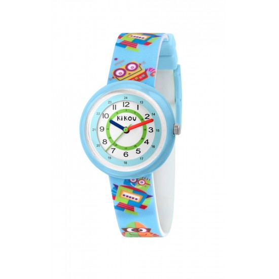 KIKOU PETITS EXPLORATEURS R4551103004 Παιδικό Ρολόι Quartz Ακριβείας