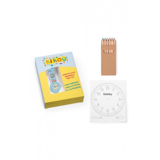 KIKOU PETITS EXPLORATEURS R4551103004 Παιδικό Ρολόι Quartz Ακριβείας