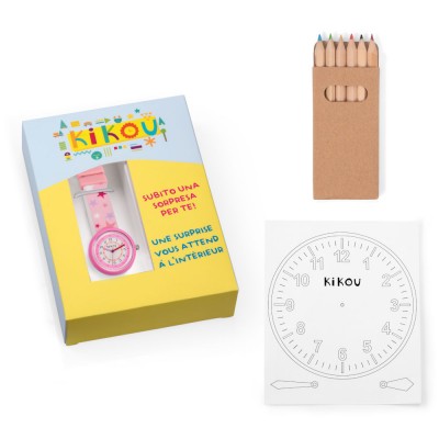 KIKOU PETITS EXPLORATEURS R4551103503 Παιδικό Ρολόι Quartz Ακριβείας