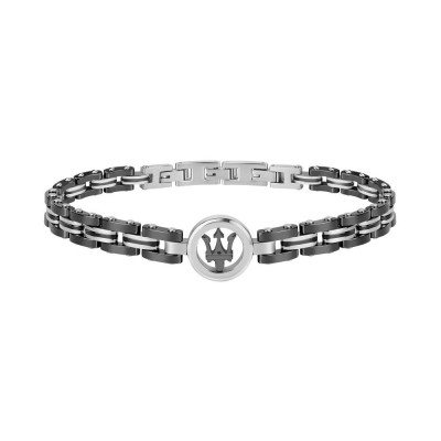 MASERATI ARM RING JM219AQH13 Μαύρο Ανδρικό Κεραμικό Βραχιόλι