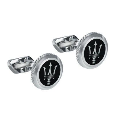 MASERATI CUFFLINK JM416AIL03 Ασημένια Μανικετόκουμπα