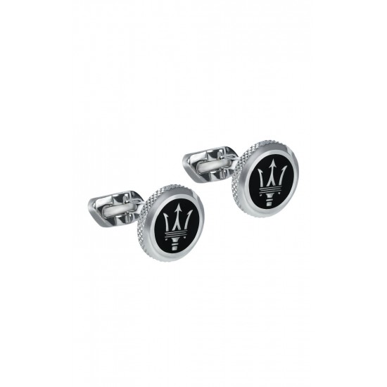 MASERATI CUFFLINK JM416AIL03 Ασημένια Μανικετόκουμπα