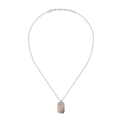 MASERATI NECKLACE JM222AVD01 Ασημένιο Ανδρικό Κολιέ
